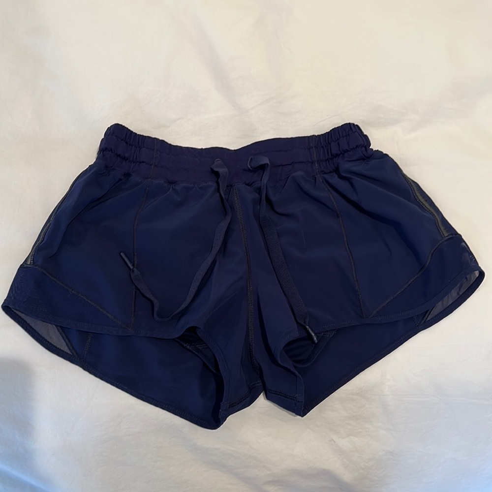Lululemon Blue Hotty Hot Shorts Size 4